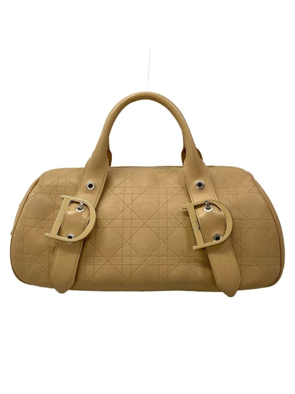 Dior Handbag Beige Leather